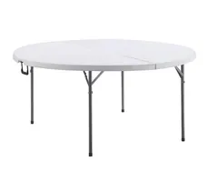 Kulatý skládací stůl o průměru 180 cm